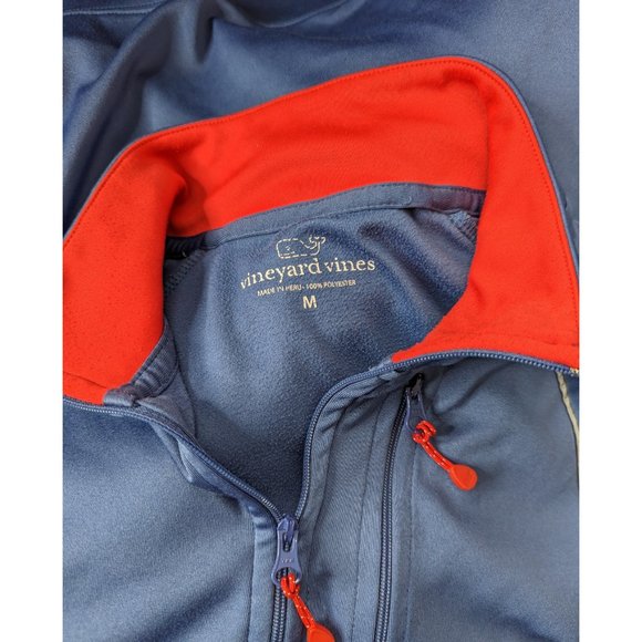 Vineyard Vines Blue and Red 1/4 Zip Pullover Jacket M - Picture 8 of 9